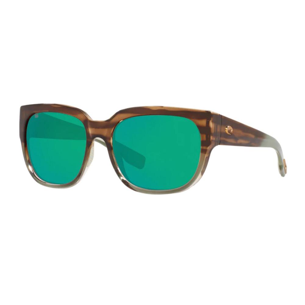 Costa Waterwoman II Sunglasses Polarized in Shiny Ocean Jade with Green Mirror 580G